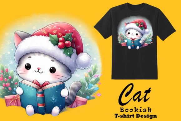 Download Meowy Moments with Christmas Books PNG - Premium Resources