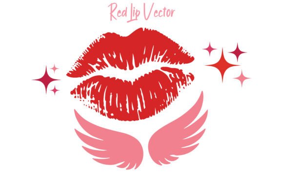 Download Red Lip Gloss Kiss Design - Kiss design Collection