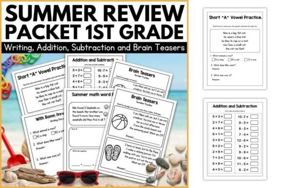 Download Summer Review Packet 1st Grade - 1st grade Collection