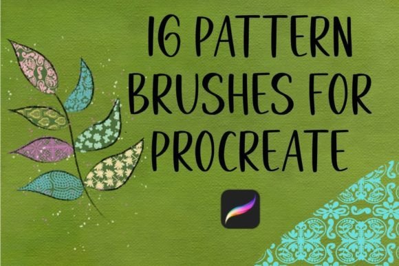 Download 16 Pattern Brushes for Procreate - Premium Bundle